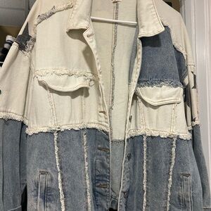 POL Two-Tone Denim Jacket